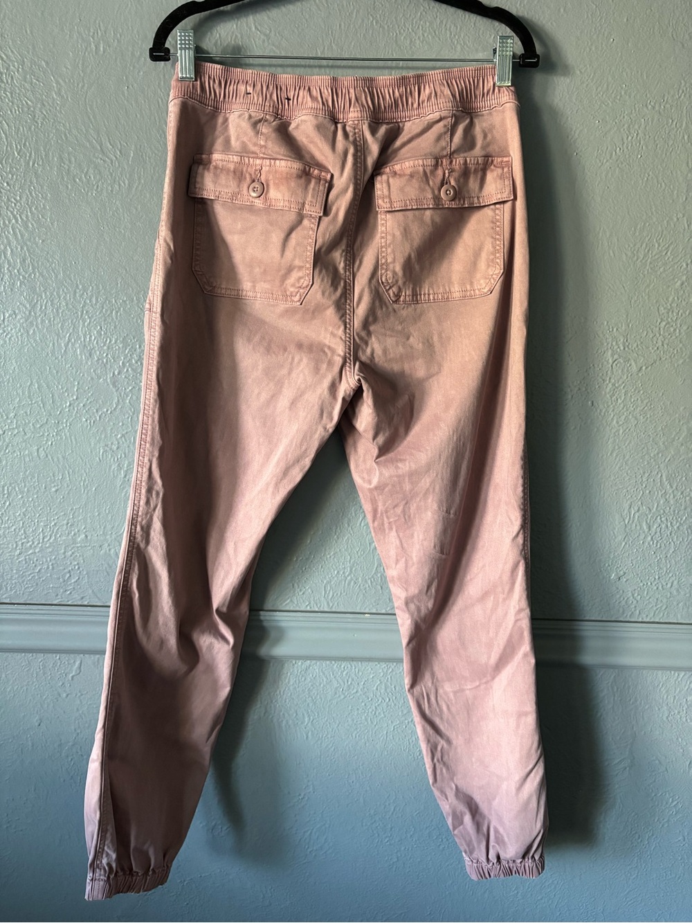 American Eagle Pink Utility Jogger Pants Size 8 Drawstring - Picture 6 of 12